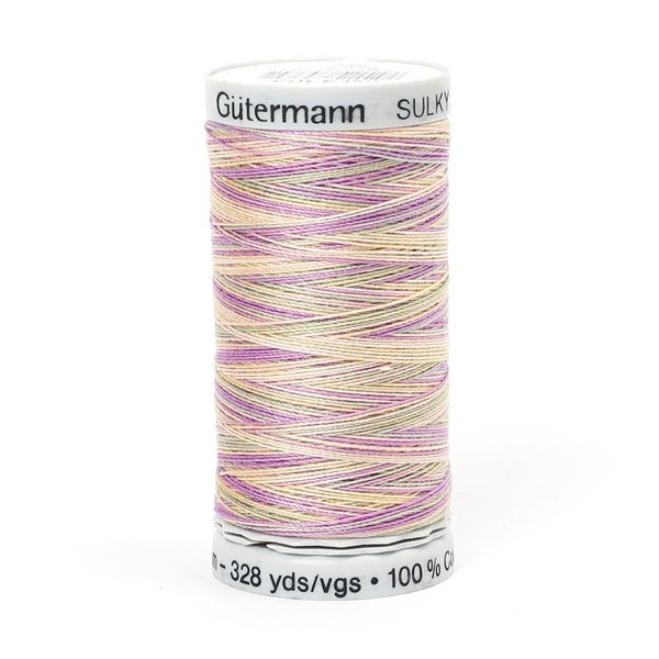 4103  Sulky Gûtermann Cotton 30, 300m,  rosa/lillapastell flerfarget flerfarget  bomullstråd