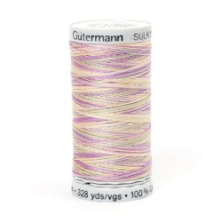 4103  Sulky Gûtermann Cotton 30, 300m,  rosa/lillapastell flerfarget flerfarget  bomullstråd