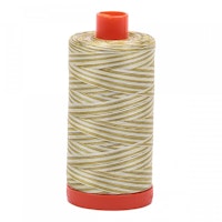 Aurifil-4653/50   Spring Prairie- flerfarget grønn