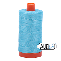 Aurifil - 4663/50 Baby Blue Eyes - Flerfarget