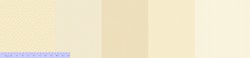 Sew Merry&Bright- 5 stk multi kremfarget stoff