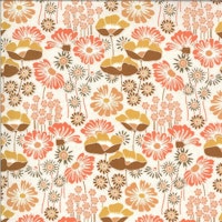 Cider-brune og oransje blomster