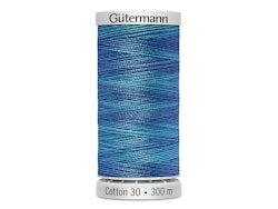 4083 Sulky Gûtermann Cotton 30, 300m, blå flerfarget