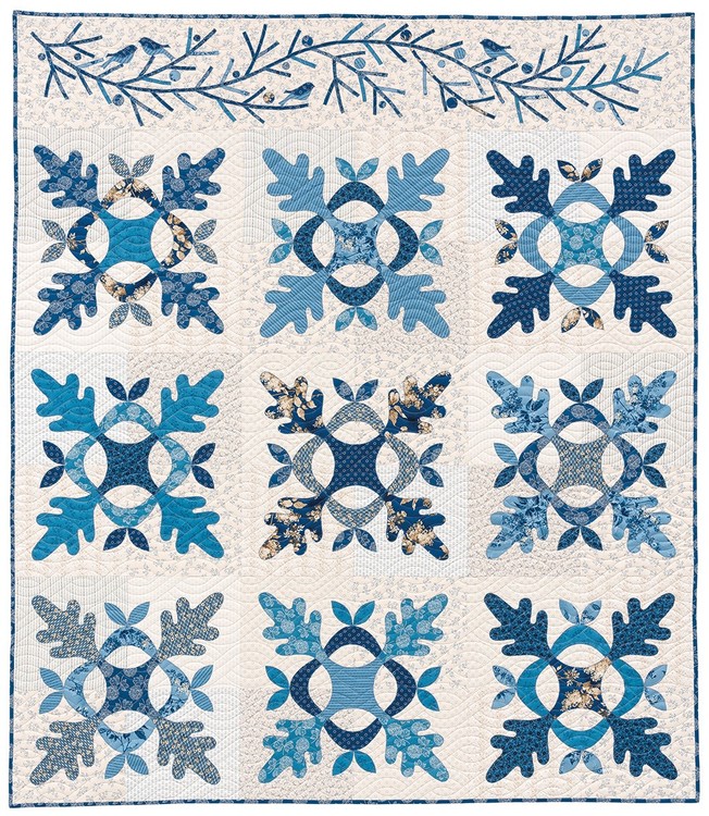 Patches of Blue- fra Laundry Basket Quilts