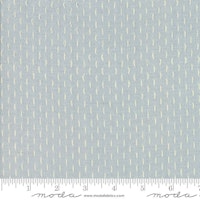 French Sashiko- Blue Dust med striper