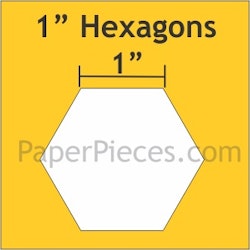 Hexagon - 1 inch