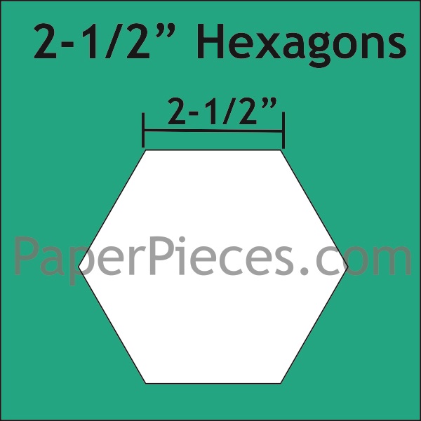 Hexagon - 2 1/2 inch
