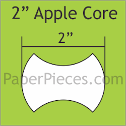 2 inch Apple Core