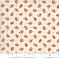 Jardin De Fleurs Pearl-krem med røde blomster