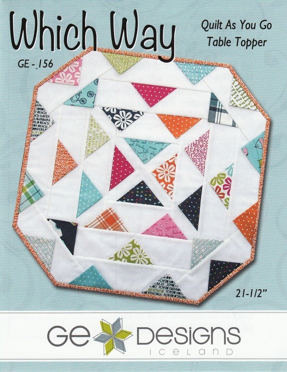 Which Way Quilt As You Go Table Topper