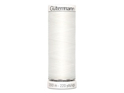 Gütermann 800- hvit , 200m