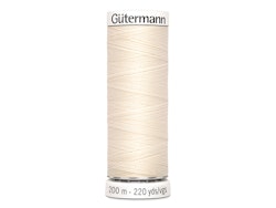 Gütermann 802-krem, 200m