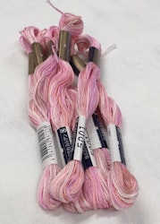 Farge 5001-Cosmo Seasons Variegated Embroidery Floss farge   Ligth Pinks