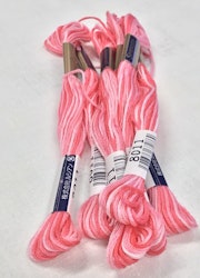 Farge 8011-Cosmo Seasons Variegated Embroidery Floss Pinks
