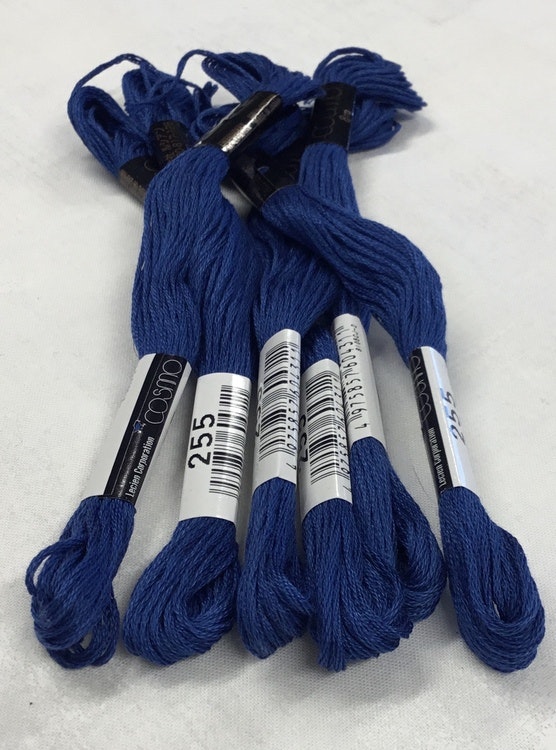 Farge 255- Cosmo Cotton Embroidery Floss 8m Skein Twilight Blue