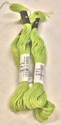 Farge 271-Cosmo Cotton Embroidery Floss 8m Skein Parrot Green