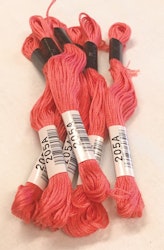 Farge 205A-Cosmo Cotton Embroidery Floss 8m Skein Dark Peach
