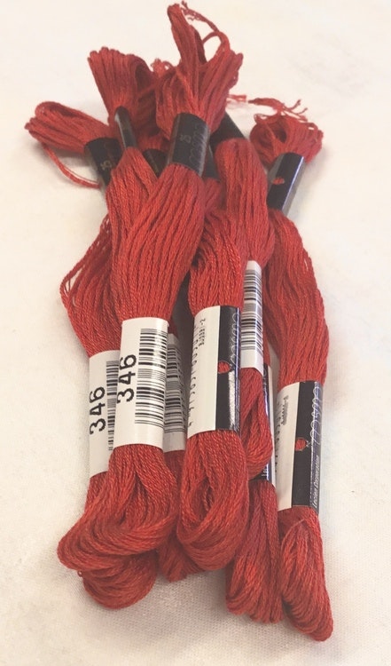 Farge 346-Cosmo Cotton Embroidery Floss 8m Skein Pepper Red