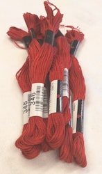 Farge 346-Cosmo Cotton Embroidery Floss 8m Skein Pepper Red