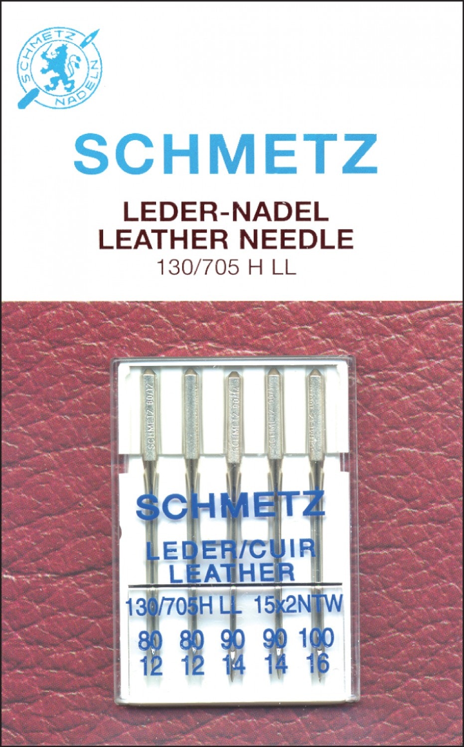 Schmetz-skinn nål str. 80-90-100 - Lappelykke