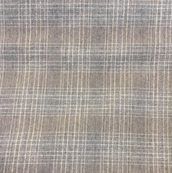 Textile Pantry- vevd stoff brun/taupe rutet