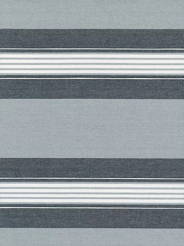 Toweling-Lakeside-Lys grå med hvite og grå striper