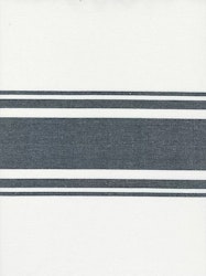 Toweling-Lakeside-hvit med mørk grå striper