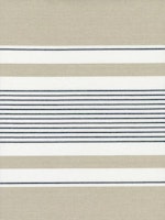 Toweling-Lakeside-Beige med hvite og grå striper