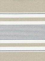 Toweling-Lakeside-Beige med hvite og grå striper