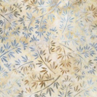 Morning Mist-Leaves Tan Batik