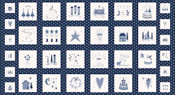 Crystal Lane Panel Winter Blue