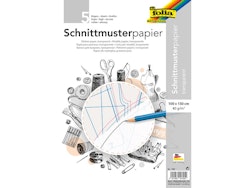 Folia- Snittmønsterpapir transparent 40g 5ark – 100x150cm