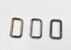 Veske Firkantringer Metal-2,5 cm (1 inch)