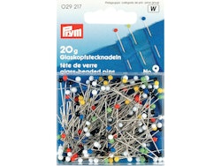 Prym Knappenåler Glasshode No.9 30mm 20g – Ass. farger