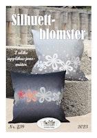 Silhuett-Blomster-pute