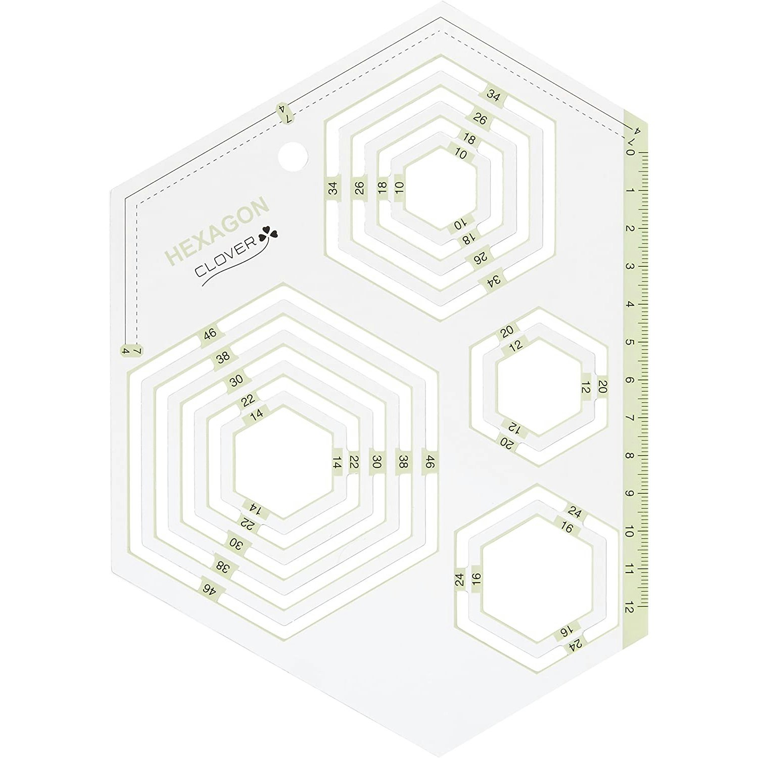 Quilting Piecing Template Hexagon