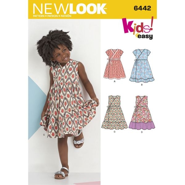 New Look 6442 – Kjole med omslag