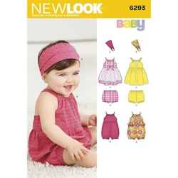 New Look 6293 – Kjole, romper, bloomer og hårbånd