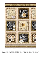Coffe time panel, 55 cm
