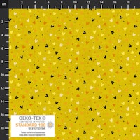 Quilting Rainbow-hjerter grønn