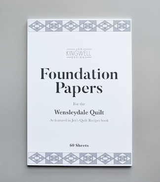 Jen Kingwell- Foundation Papers for the Wensleydale Quilt