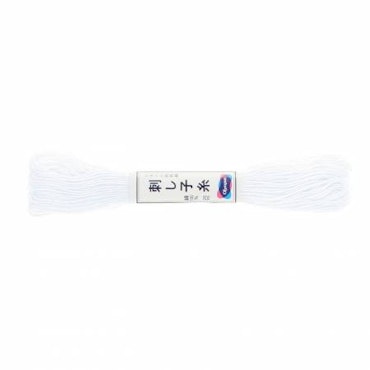 Olympus Sashiko tråd 20m- Hvit