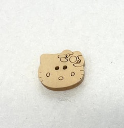 Tre knapp- Hello Kitty -20mm