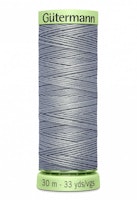 Knapphullstråd - 30m - grå