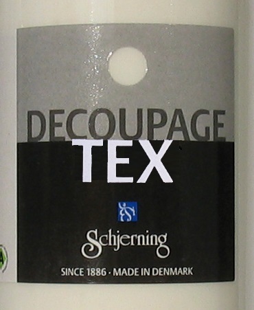 Decourpage Tex-til tekstil