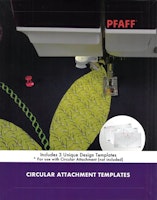 Pfaff CIRCULAR ATTACHMENT TEMPLATES J L