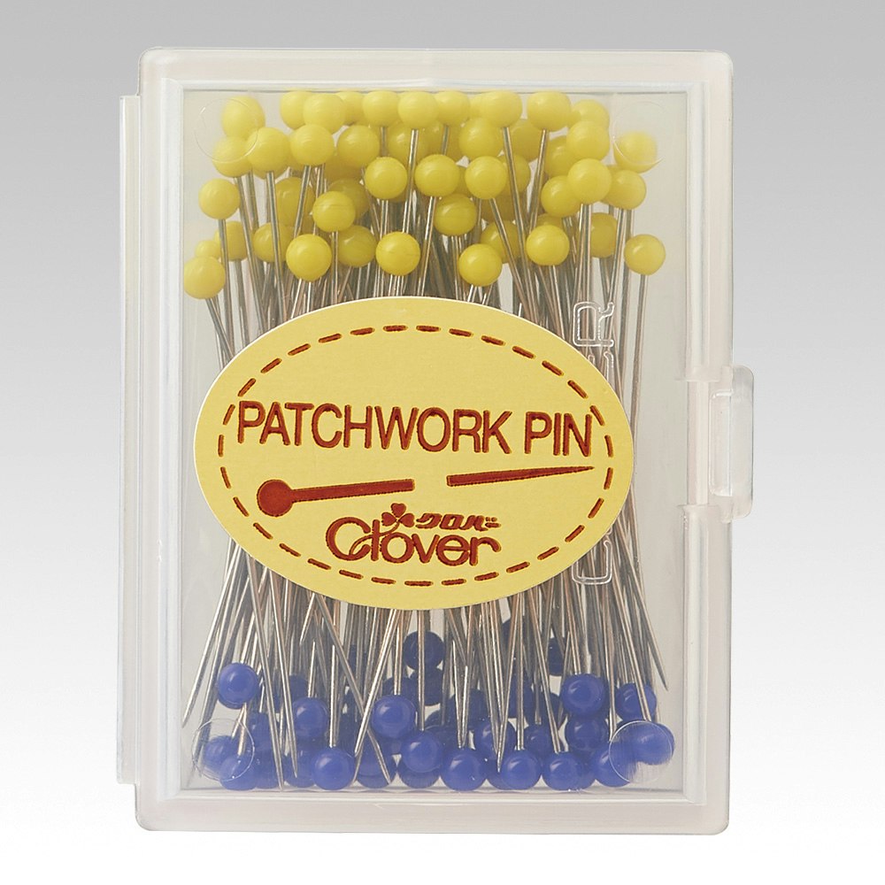 Clover-Patchwork Glasshead Pin Size 23