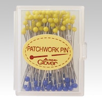 Clover-Patchwork Glasshead Pin Size 23