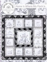 Home Is Where My Flock Is-Stitchery