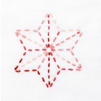 Sashiko Thread 100m - 6 multi farger